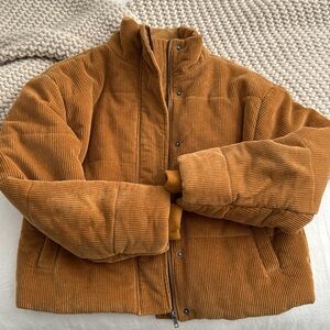 Women’s RVCA corduroy jacket, size small.